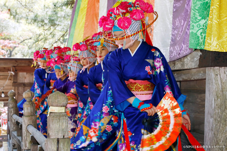 秋保大滝不動尊例大祭・秋保の田植踊2