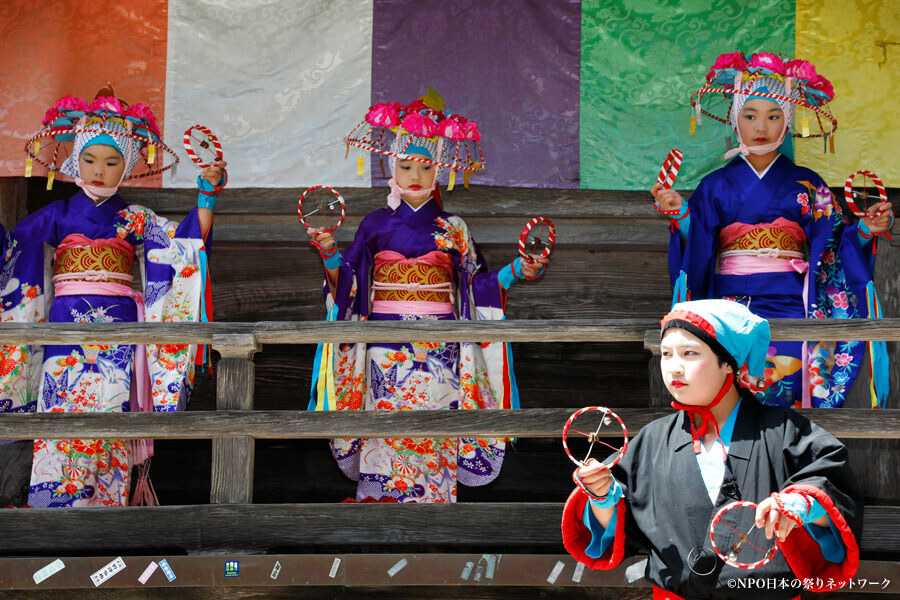 秋保大滝不動尊例大祭・秋保の田植踊4