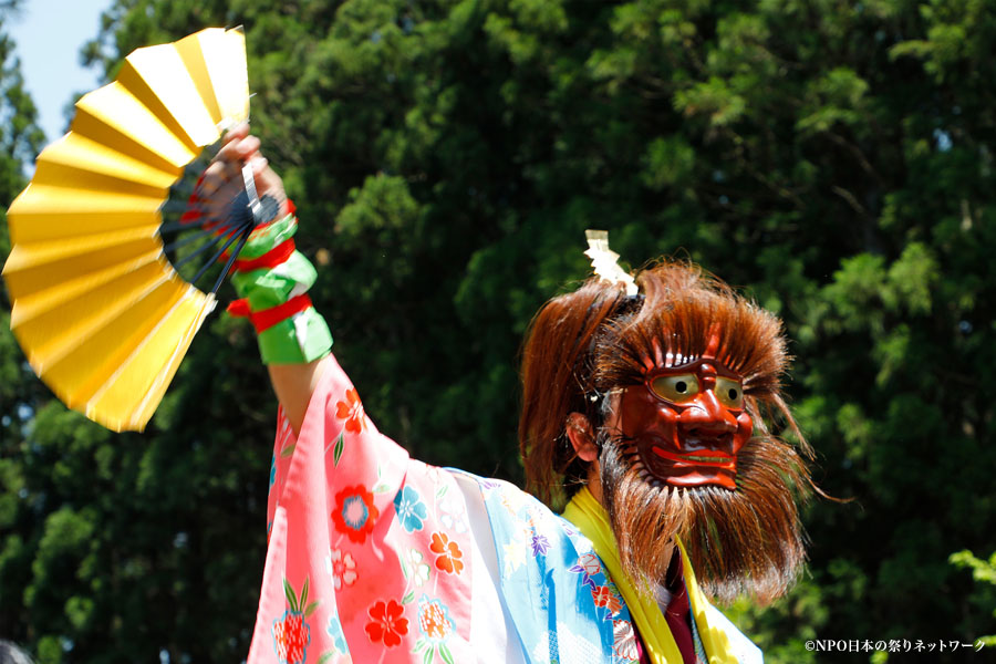 秋保大滝不動尊例大祭・秋保の田植踊5