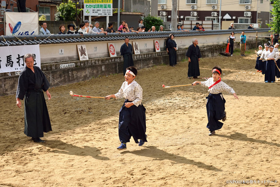 豊烈神社の打毬4