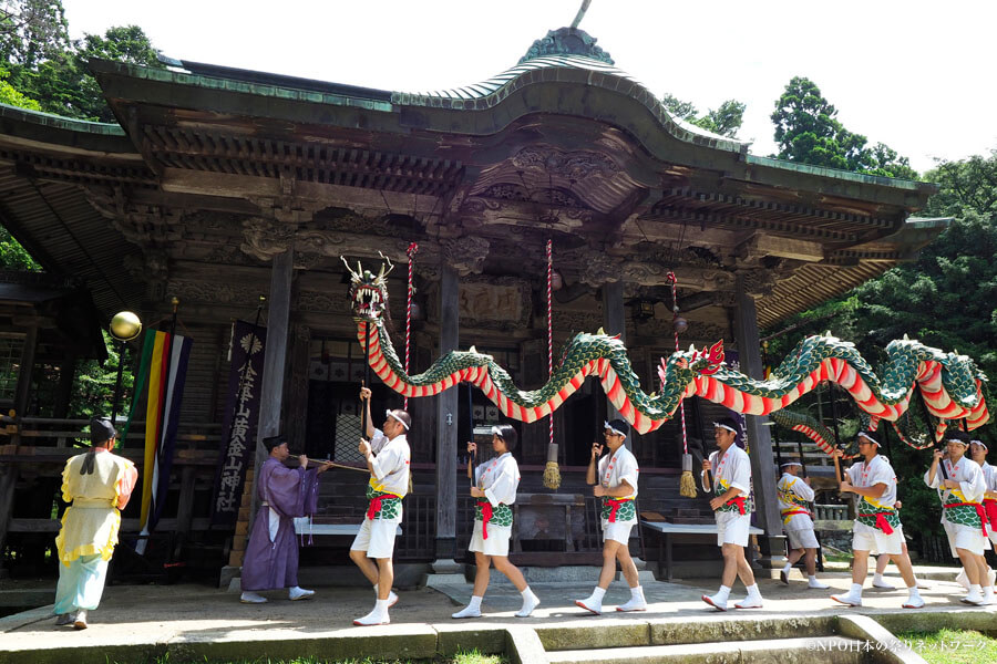 金華山龍神まつり 龍（蛇）踊り奉納4