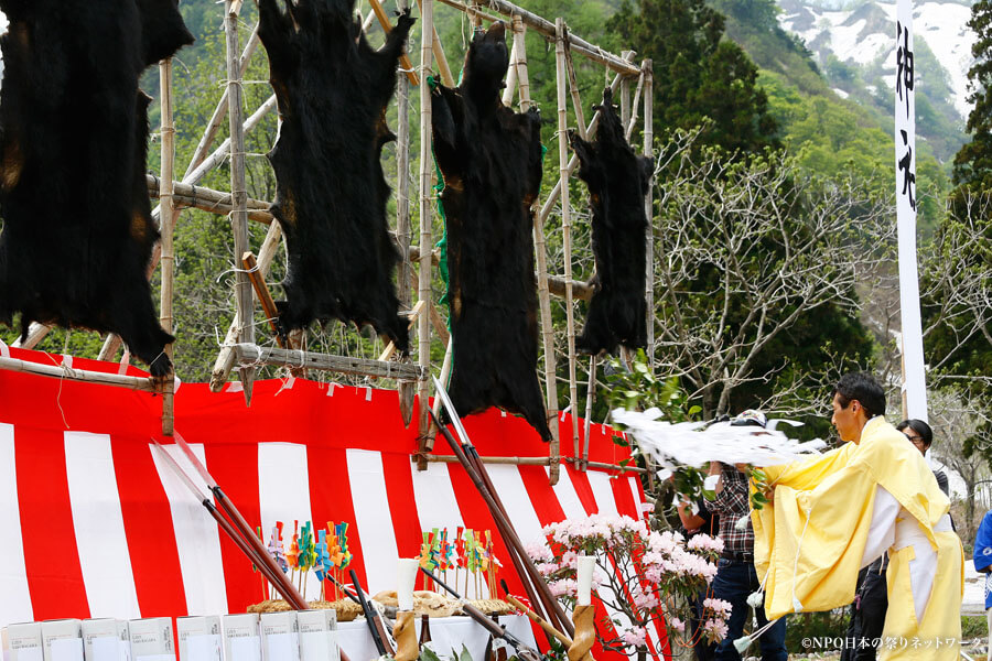 小国・小玉川「熊まつり」