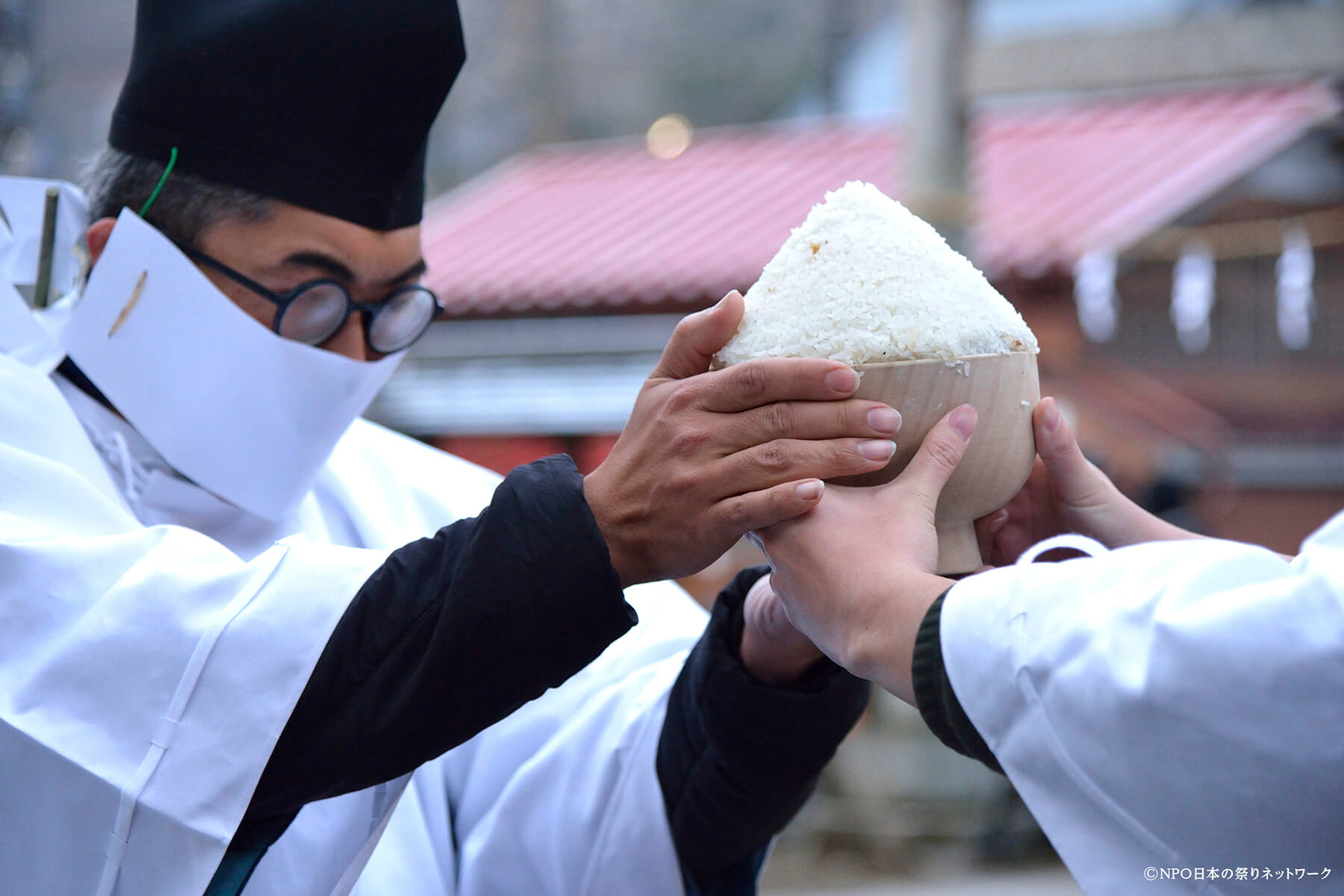 春日神社　御とう（飯の食偏に「同」）神事