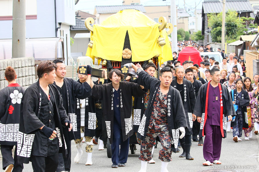 松山秋祭り　今出大神輿