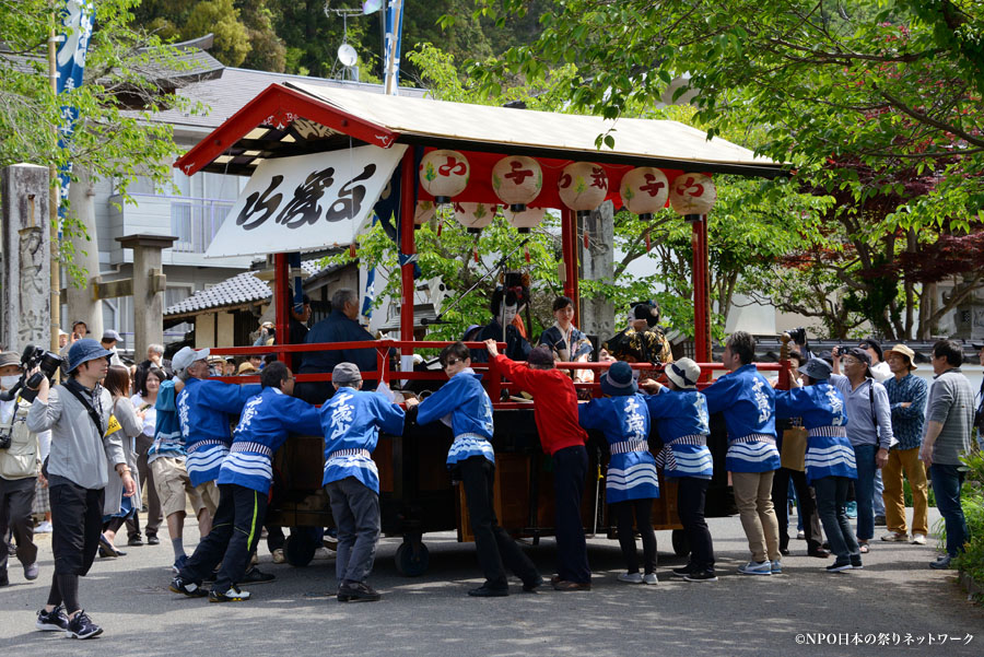 吉田の市入祭　壇尻子供歌舞伎3