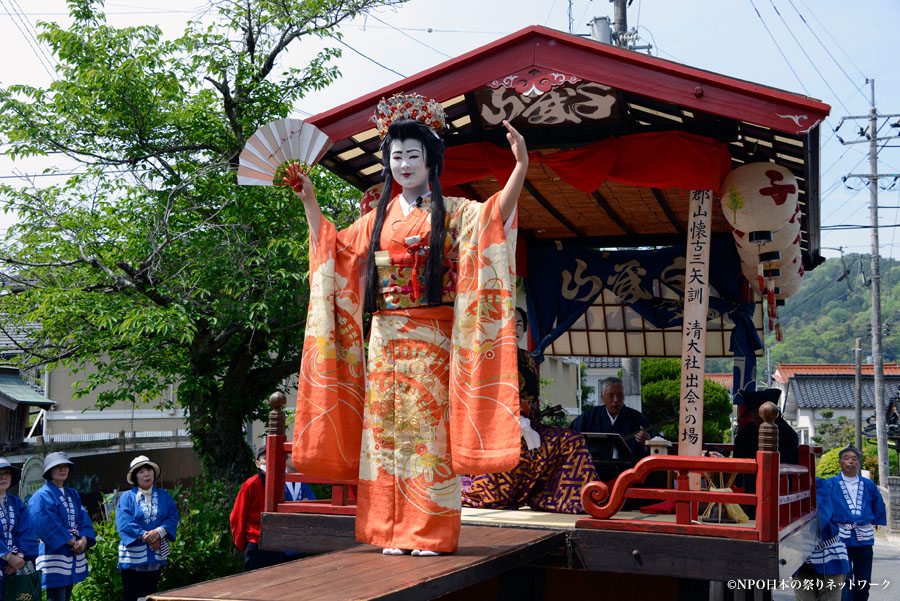 吉田の市入祭　壇尻子供歌舞伎4