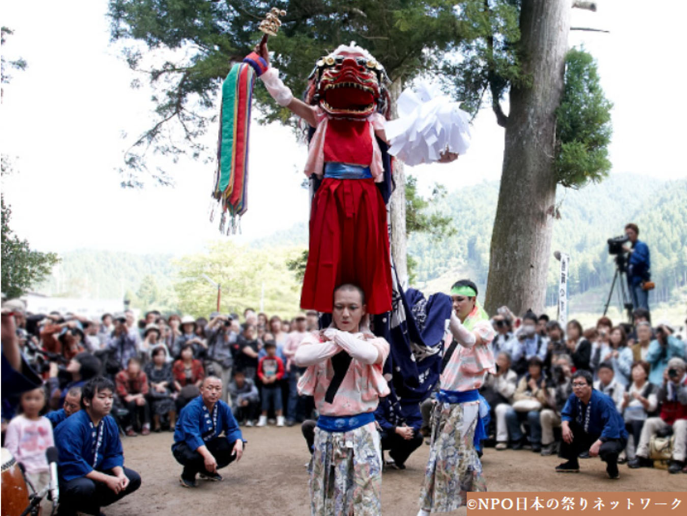 門僕神社秋祭り（曽爾の獅子舞）1