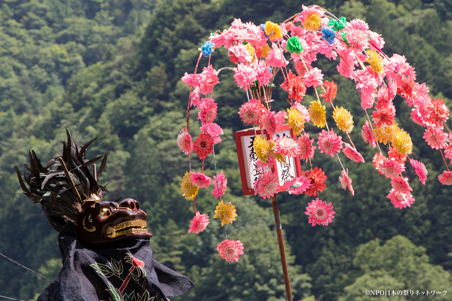 丹波山村祇園祭　ささら獅子舞3