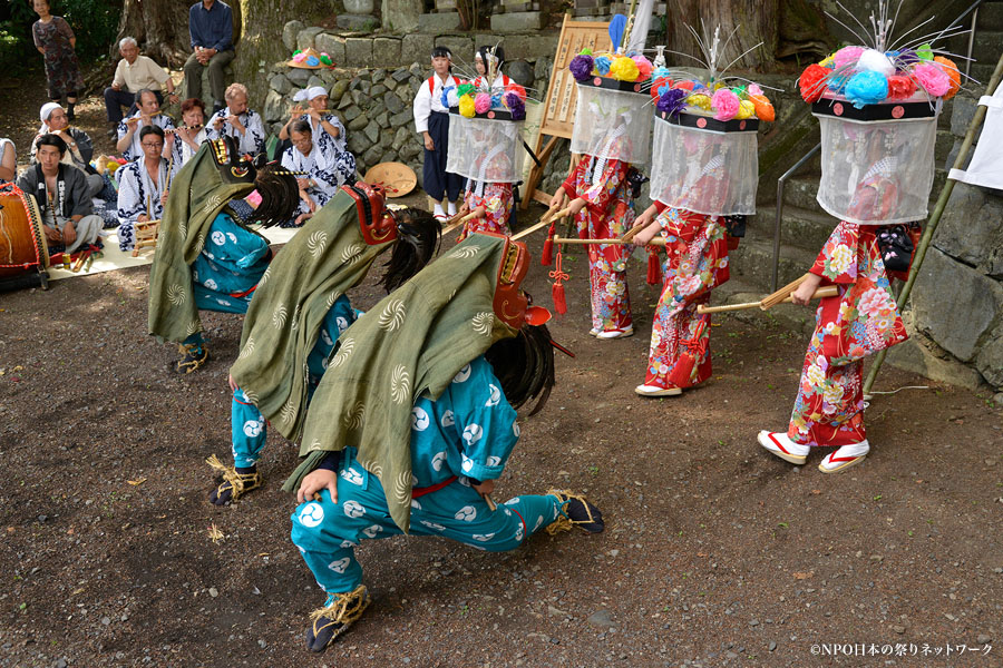 丹波山村祇園祭　ささら獅子舞4