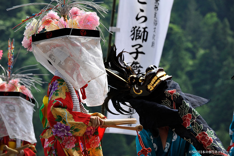 丹波山村祇園祭　ささら獅子舞5