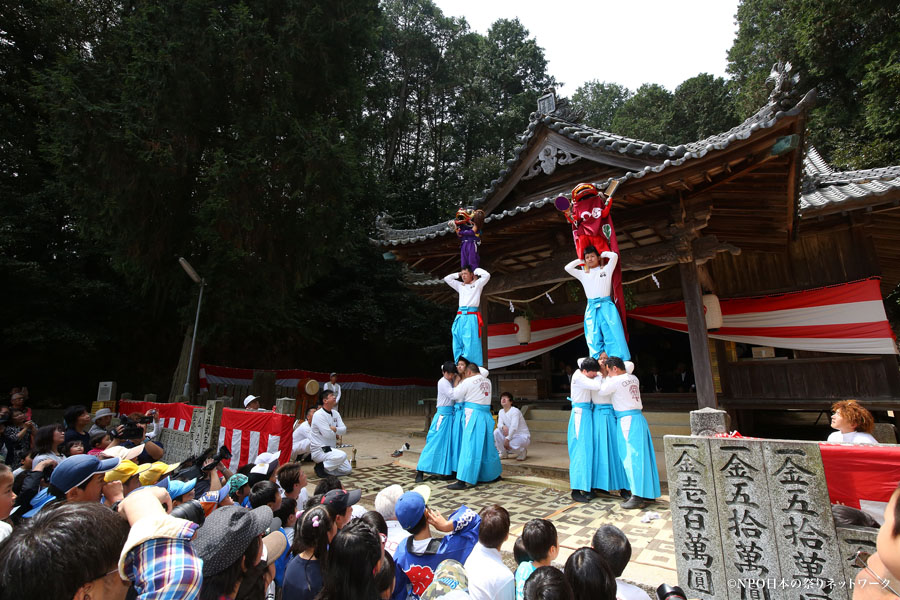 矢矧神社春の大祭　にわかと獅子舞3