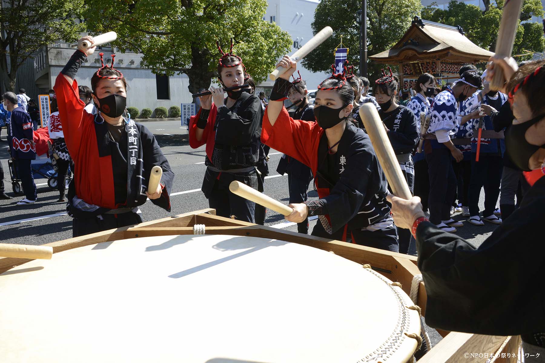 松江祭鼕行列1