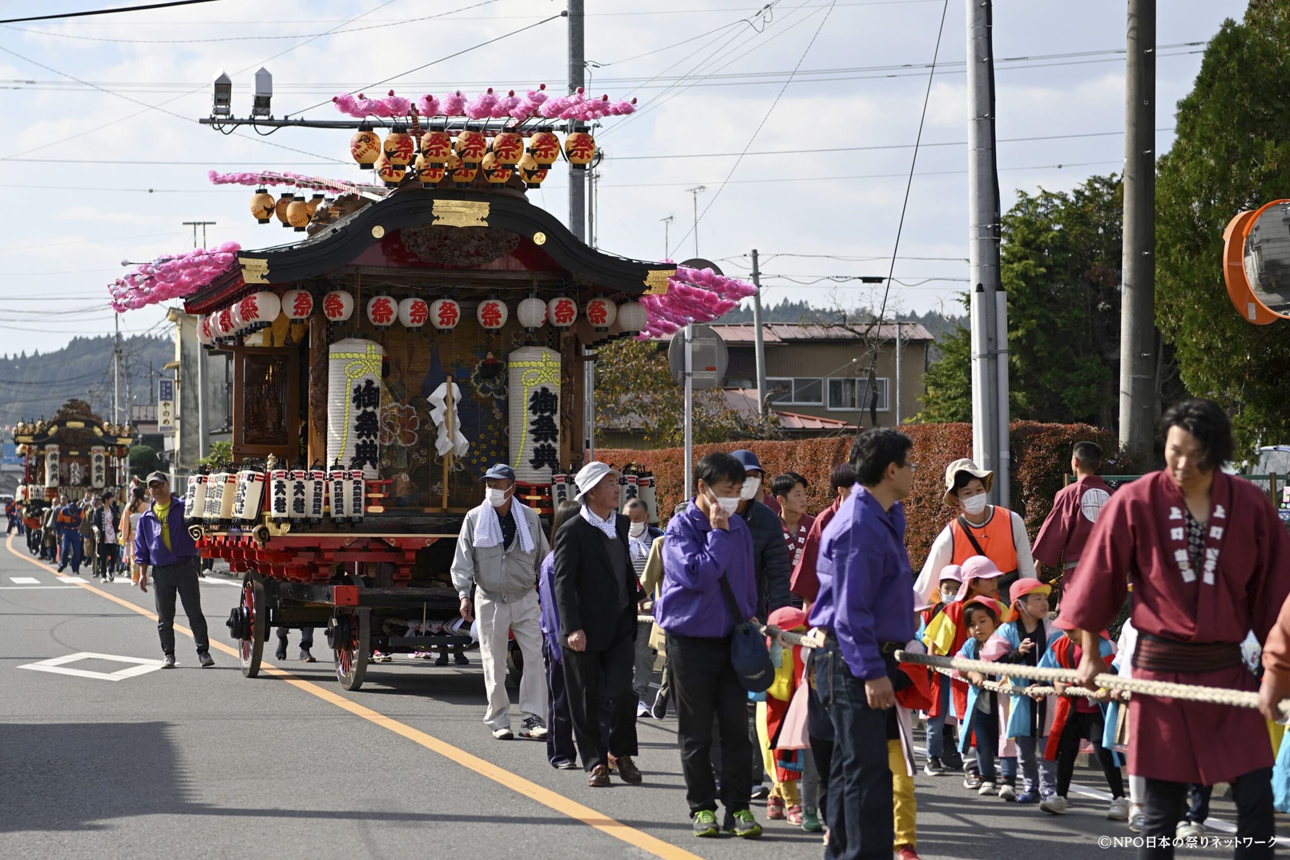 伊王野温泉神社の附け祭2