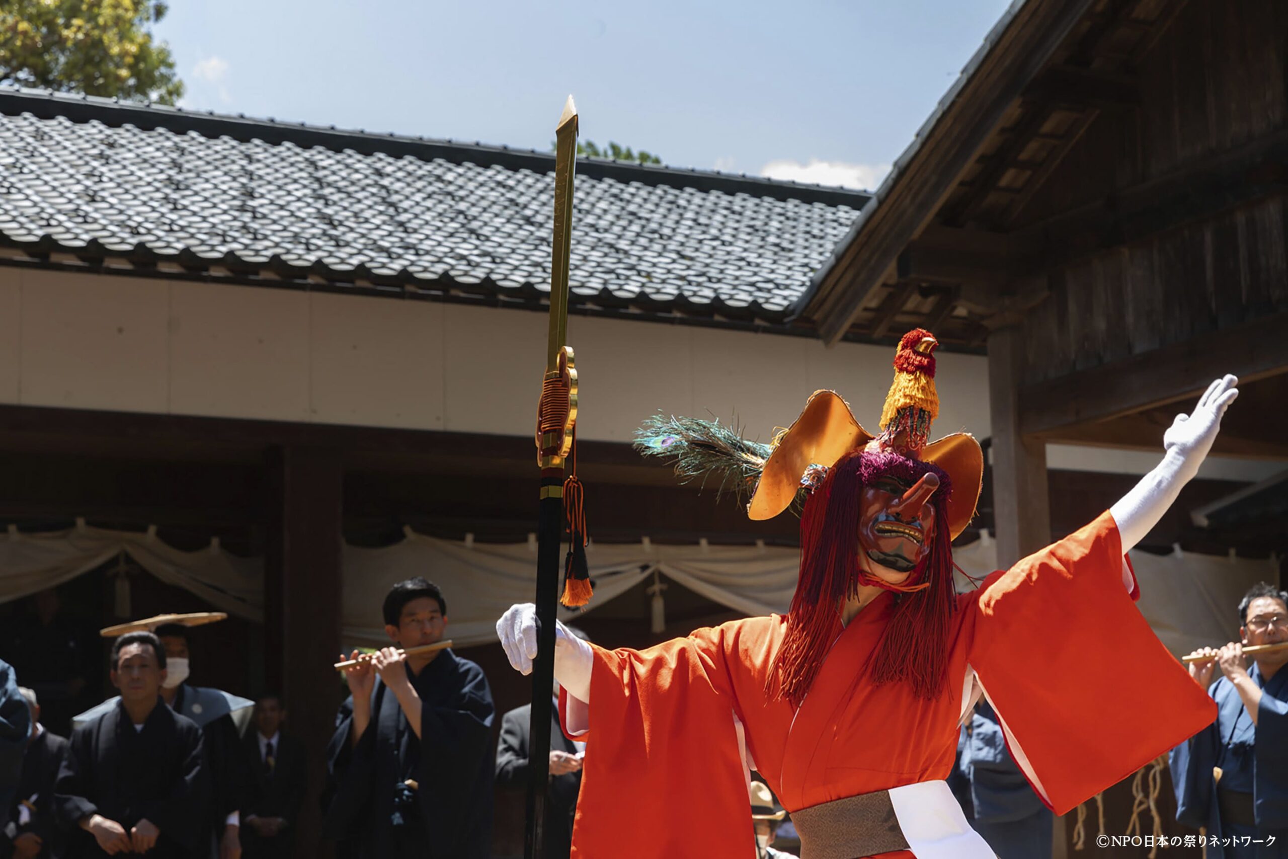 彌美神社例大祭 王の舞