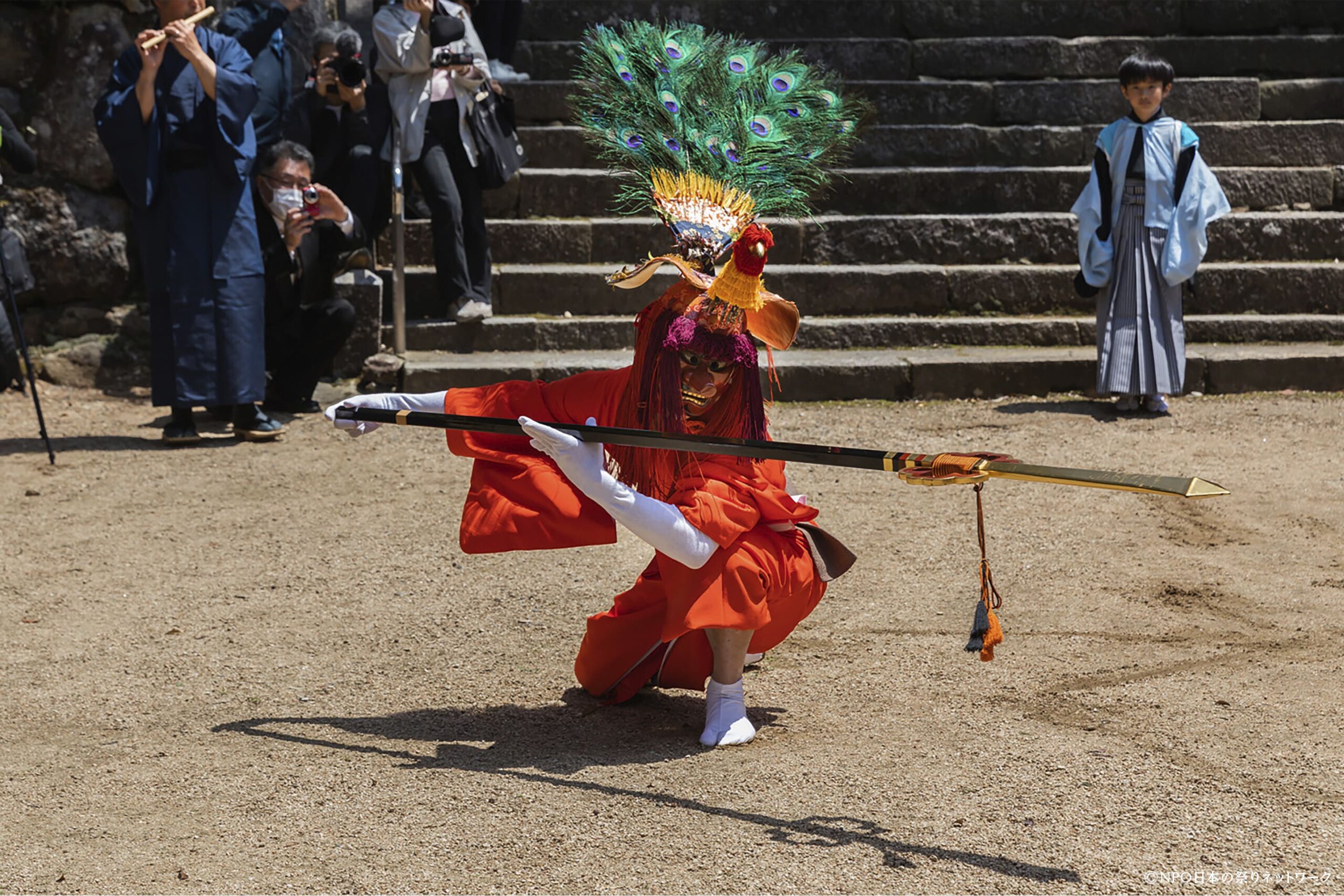 彌美神社例大祭 王の舞2