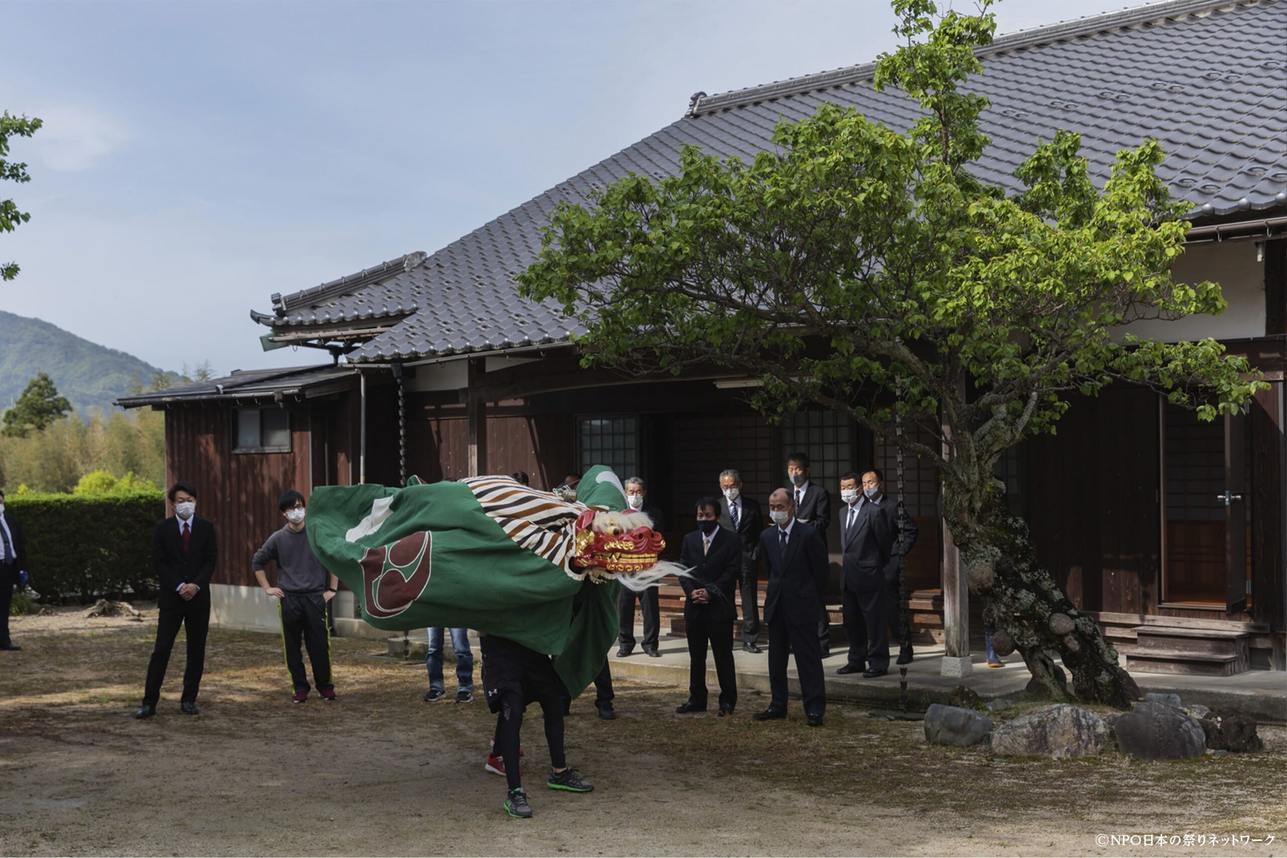 彌美神社例大祭 王の舞4