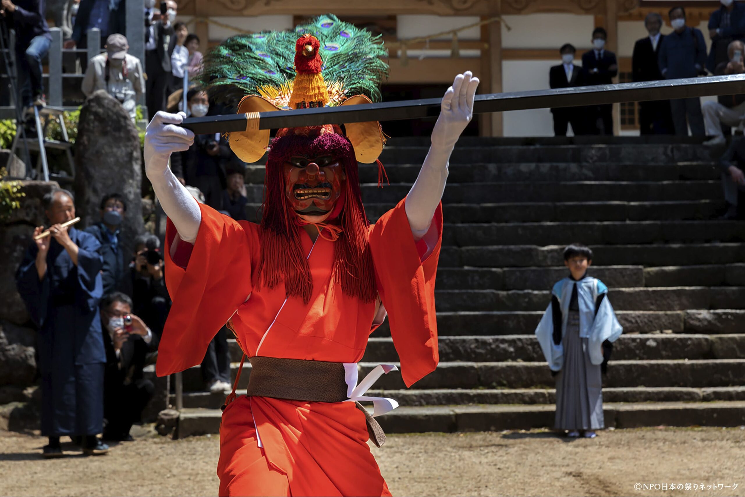 彌美神社例大祭 王の舞5