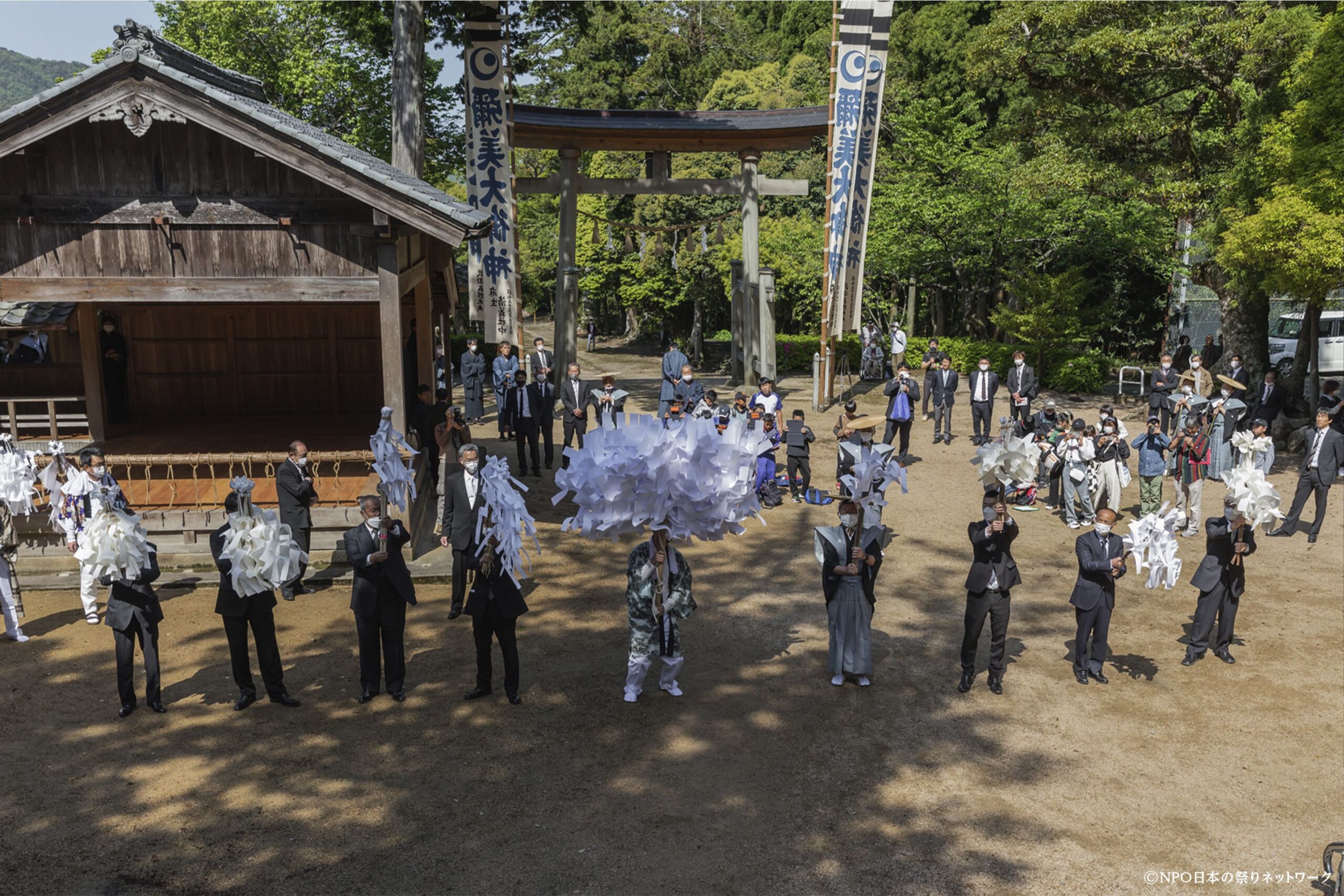 彌美神社例大祭 王の舞9