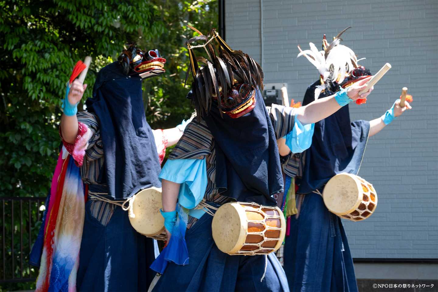 平岡 鳥見神社の獅子舞4