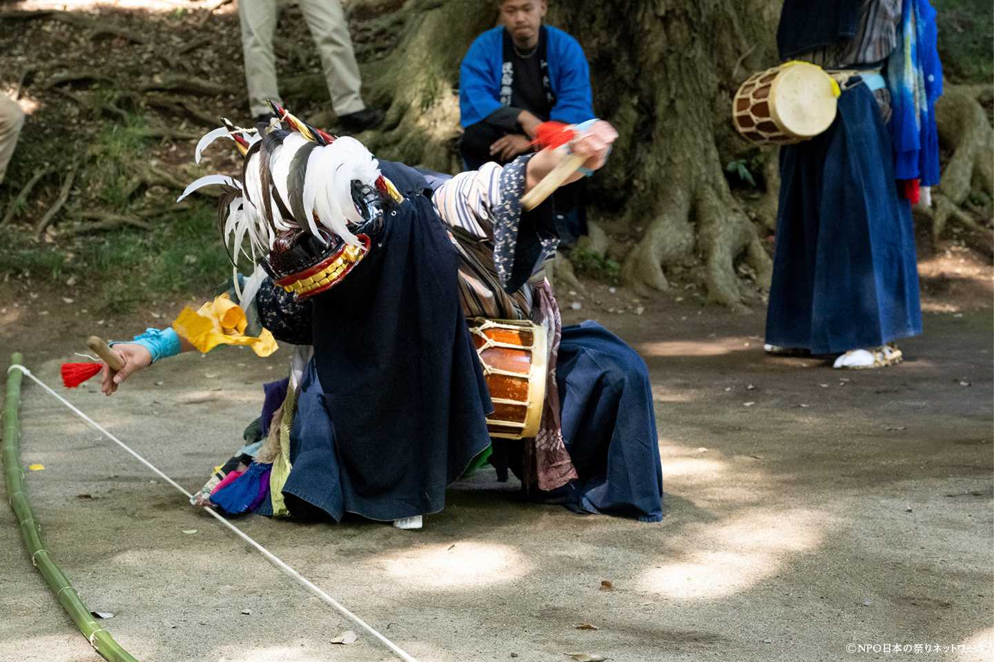 平岡 鳥見神社の獅子舞5