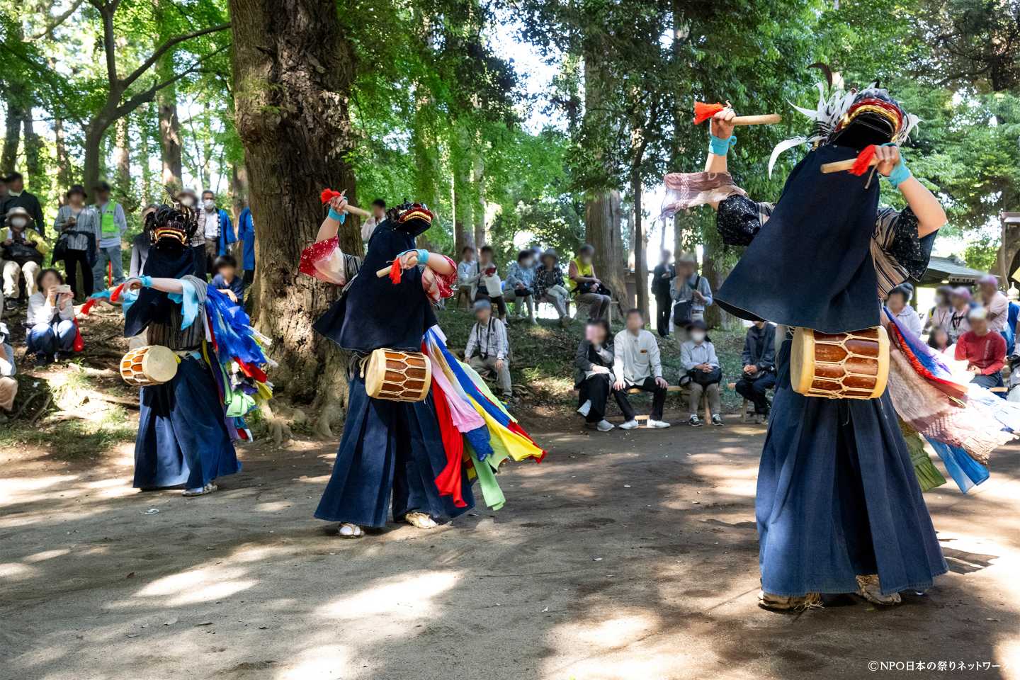 平岡 鳥見神社の獅子舞6