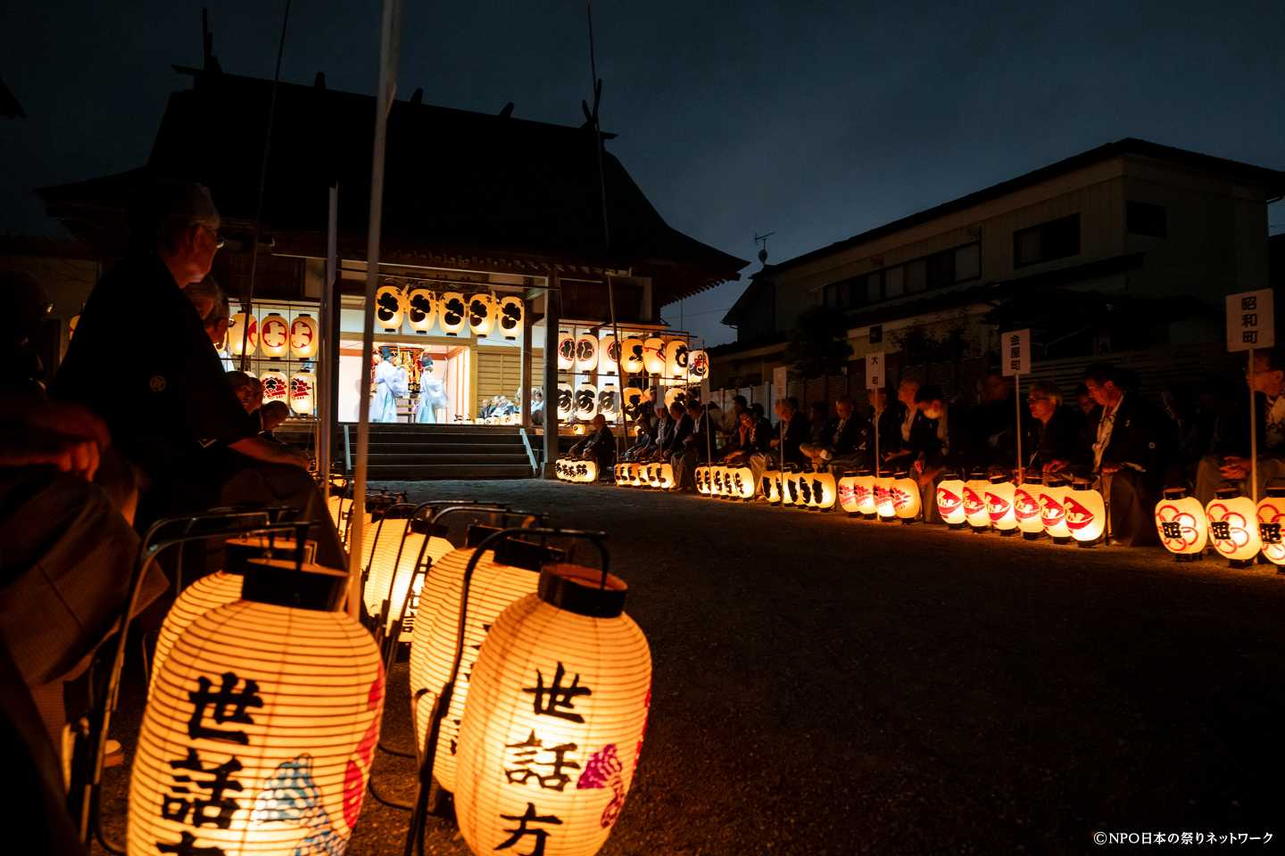 鹿嶋神社祭礼渡御祭　白河提灯まつり10
