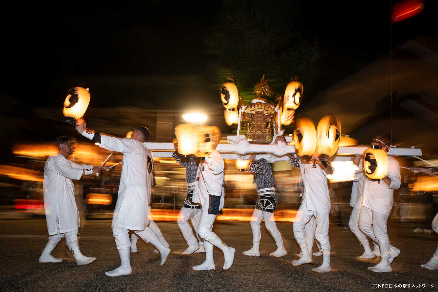鹿嶋神社祭礼渡御祭　白河提灯まつり3