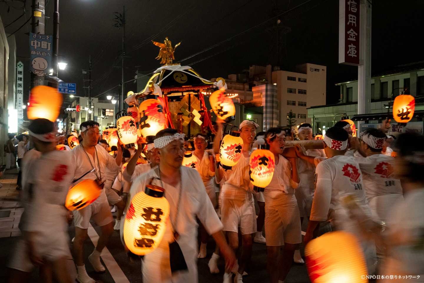 鹿嶋神社祭礼渡御祭　白河提灯まつり7