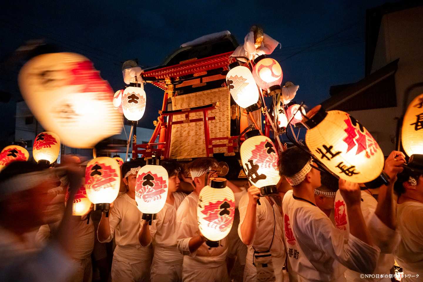 鹿嶋神社祭礼渡御祭　白河提灯まつり8